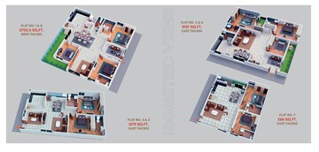Floor Plan in 2 BHK Apartment at I Homes Praramb, Adibatla – for Sale
