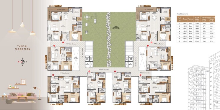 Floor Plan, i-homes-praramb 2 Bedroom 1257 Sq.Ft. Apartment In Adibatla Hyderabad 9199167