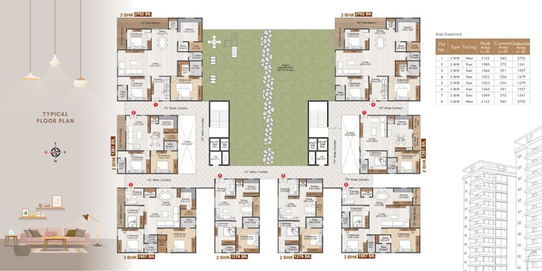 Floor Plan, i-homes-praramb 2 Bedroom 1257 Sq.Ft. Apartment In Adibatla Hyderabad 9199167