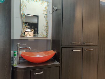 Bathroom in 1 BHK Apartment at Harmony CHS Powai, Powai – for Rent