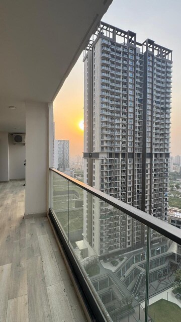 Balcony in 2 BHK Apartment at M3M Heights, Sector 65 – for Rent