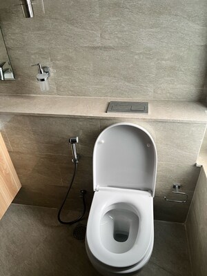 Bathroom in 4 BHK Apartment at Adani Ten BKC, Bandra East – for Rent