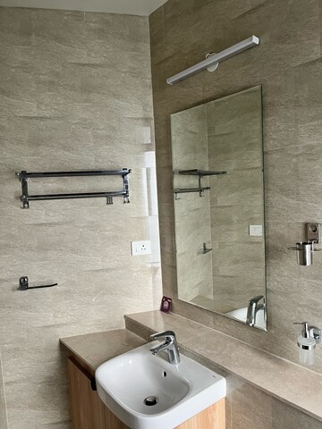 Bathroom in 4 BHK Apartment at Adani Ten BKC, Bandra East – for Rent