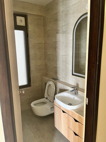 Bathroom in 4 BHK Apartment at Adani Ten BKC, Bandra East – for Rent