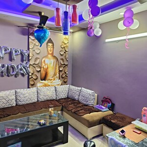 Living Room in 1.5 BHK Apartment at KW Srishti, Raj Nagar Extension – for Sale