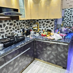 Kitchen in 1.5 BHK Apartment at KW Srishti, Raj Nagar Extension – for Sale