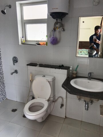 Bathroom in 3 BHK Apartment at Anant Raj Maceo, Sector 91 – for Rent
