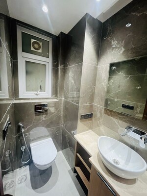 Bathroom in 3 BHK Builder Floor at Greater Kailash I – for Sale