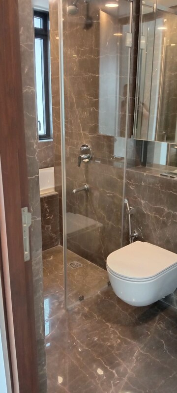 Bathroom in 4 BHK Apartment at Lodha Marquise, Worli – for Rent