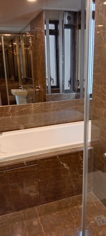 Bathroom in 4 BHK Apartment at Lodha Marquise, Worli – for Rent