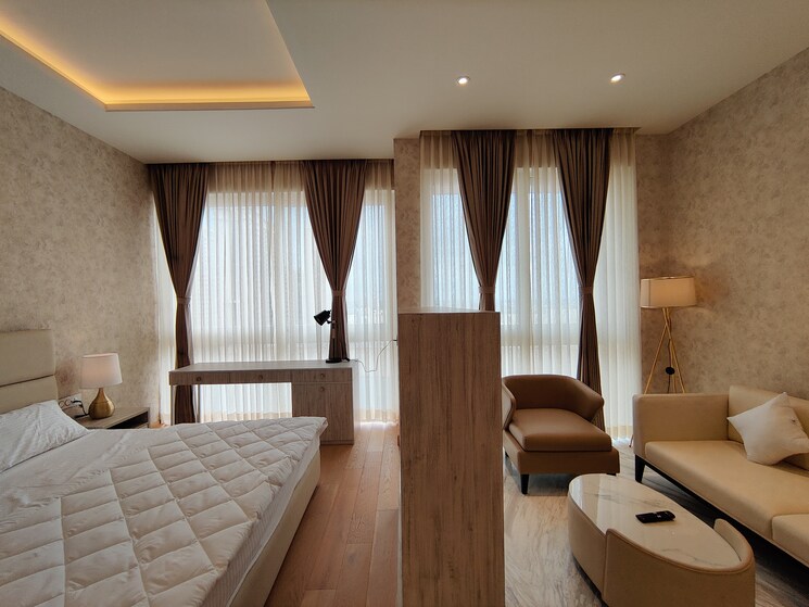 Kitchen, bhartiya-leela-residences Studio 834 Sq.Ft. Apartment In Thanisandra Main Road Bangalore 9199732