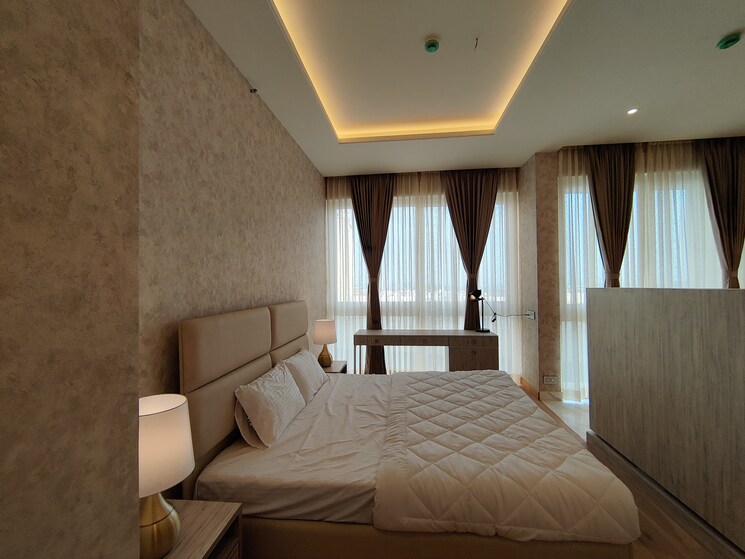 Bedroom, bhartiya-leela-residences Studio 834 Sq.Ft. Apartment In Thanisandra Main Road Bangalore 9199732