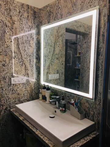 Bathroom in 3 BHK Apartment at Nahar Arum And Amanda, Chandivali – for Rent