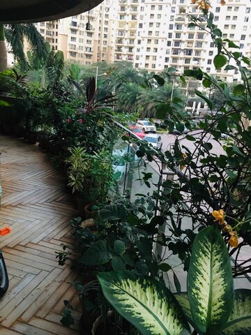 Balcony in 3 BHK Apartment at Nahar Arum And Amanda, Chandivali – for Rent