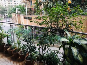 Balcony in 3 BHK Apartment at Nahar Arum And Amanda, Chandivali – for Rent