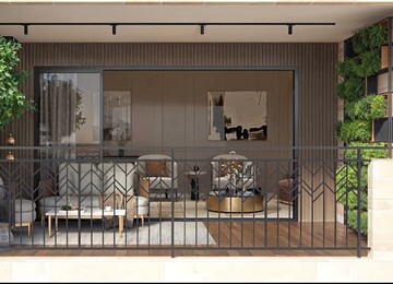 Living Room in 4 BHK Apartment at Lodha Massimo, Baner – for Sale