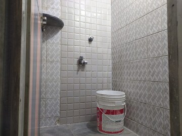 Bathroom in 1 RK Apartment at Devgiri CHS Chandivali, Chandivali – for Rent