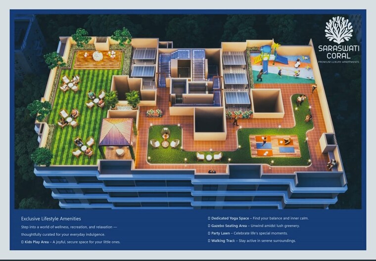 undefined, shree-saraswati-coral 2 Bedroom 1182 Sq.Ft. Apartment In Cbd Belapur Sector 20 Navi Mumbai 9199899