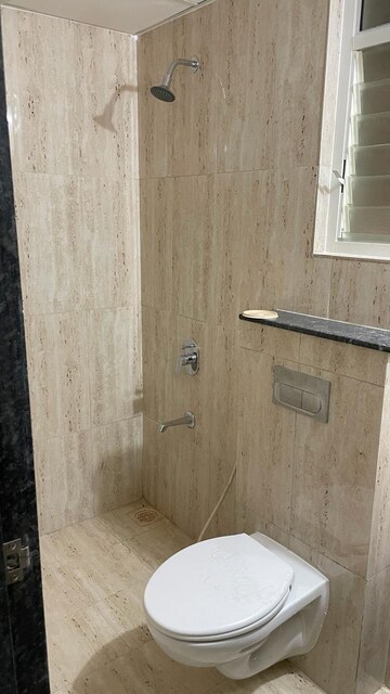 Bathroom in 3 BHK Apartment at Pegasus Megapolis Splendour, Hinjewadi – for Rent