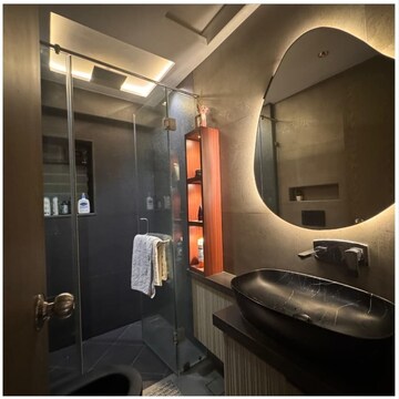 Kitchen in 3 BHK Apartment at Crystal Avenue Andheri West, Andheri West – for Sale