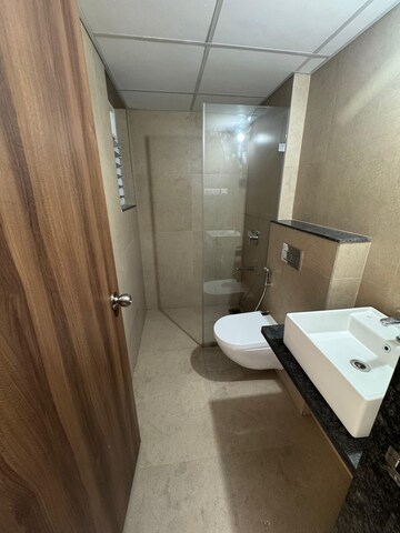 Bathroom in 2 BHK Apartment at Runwal The Central Park, Chinchwad – for Rent