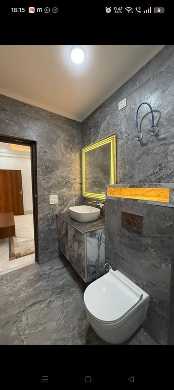 Bathroom in 3 BHK Apartment at Emaar Palm Gardens, Sector 83 – for Sale