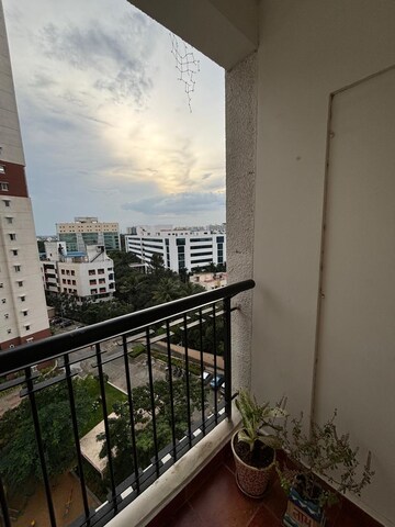 Balcony in 2 BHK Apartment at Prestige Sunrise Park, Electronic City Phase I – for Rent