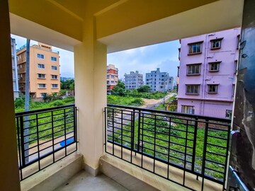 Balcony in 3 BHK Apartment at New Town Action Area ii – for Rent