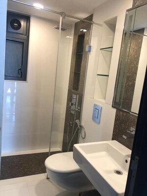 Bathroom in 1 BHK Apartment at Lodha New Cuffe Parade, Wadala – for Sale