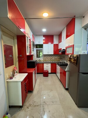 Kitchen in 3 BHK Apartment at Gaur City 2 - 16th Avenue, Sector 16c Greater Noida – for Sale