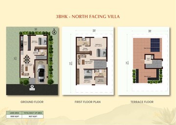 Floor Plan in 3 BHK Villa at Tambaram East – for Sale