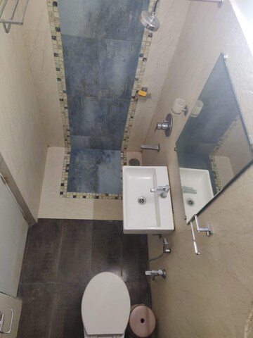 Bathroom in 3 BHK Apartment at Narendra Nagar – for Rent