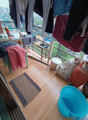 Balcony in 2 BHK Apartment at Kopar Khairane – for Rent