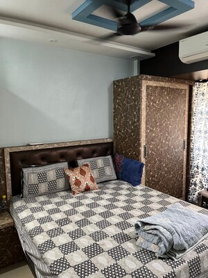 Bedroom in 2 BHK Apartment at Kopar Khairane – for Rent