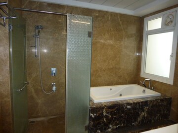 Bathroom in 4 BHK Apartment at Prestige White Meadows, Whitefield – for Rent