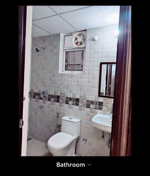 Bathroom in 3 BHK Builder Floor at Signature Global Park 4 and 5, Sohna Sector 36 – for Sale