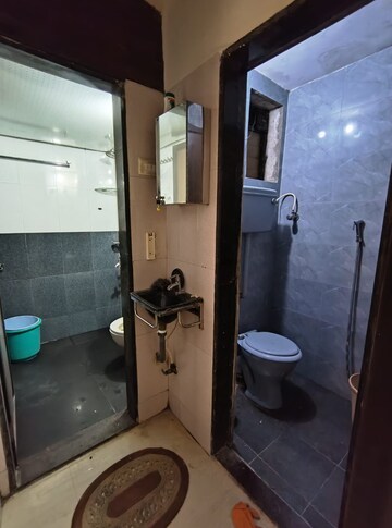 Bathroom in 1 BHK Apartment at Kopar Khairane – for Rent