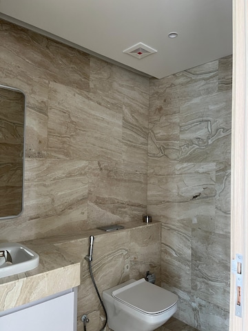 Bathroom in 4 BHK Apartment at Rustomjee Crown, Prabhadevi – for Rent