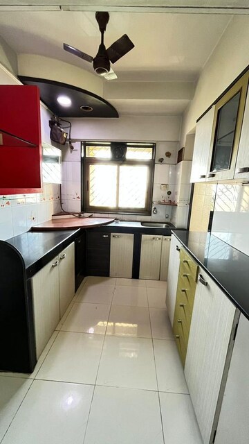 Kitchen in 2.5 BHK Apartment at Ramchandra Nivas, Kopar Khairane – for Rent