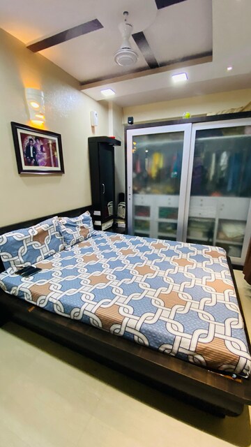 Bedroom in 1 BHK Apartment at Sita Vihar CHS, Naupada – for Rent