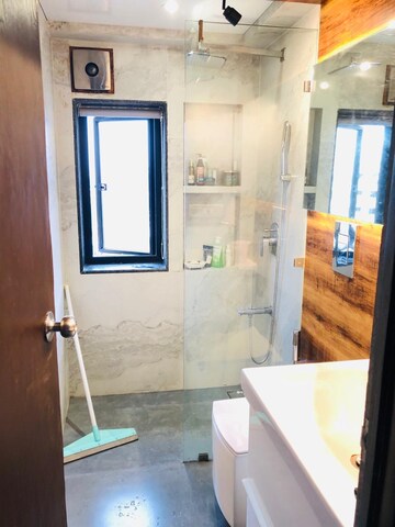 Bathroom in 3 BHK Apartment at Girgaon – for Rent