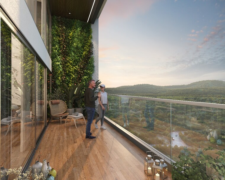 Balcony, gera-isle-royale 3.5 Bedroom 2075 Sq.Ft. Apartment In Bavdhan Pune 9200906