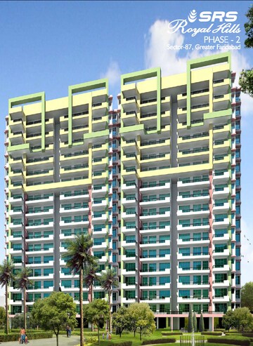 2 BHK Apartment – Exterior View View at SRS Royal Hills, Sector 87 - for Rent