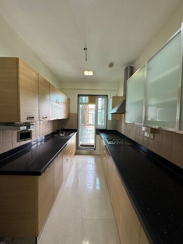 Kitchen in 4 BHK Apartment at Raheja Atlantis, Lower Parel – for Rent