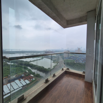Balcony in 4 BHK Apartment at Ajmera I Land Aeon, Bharatiya Kamala Nagar – for Sale