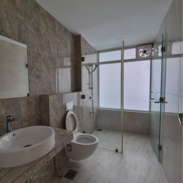 Bathroom in 4 BHK Apartment at Ajmera I Land Aeon, Bharatiya Kamala Nagar – for Sale