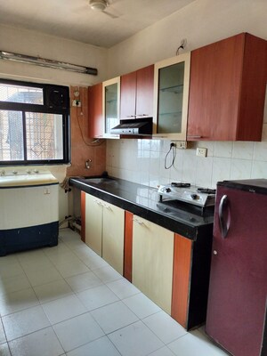 Kitchen in 1 BHK Apartment at Mantri Park, Goregaon East – for Rent