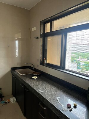 Kitchen in 2 BHK Apartment at Swastik Windsor Heights, Kharghar – for Rent
