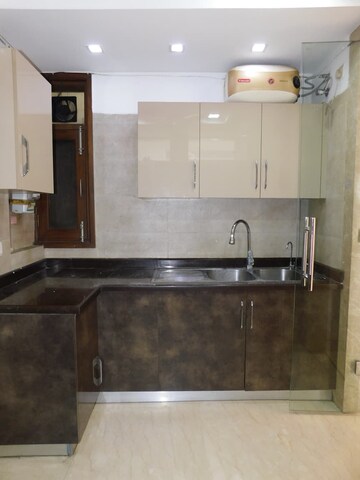 Kitchen in 3 BHK Builder Floor at Shivalik Colony – for Rent