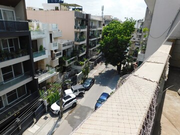 Balcony in 3 BHK Builder Floor at Shivalik Colony – for Rent